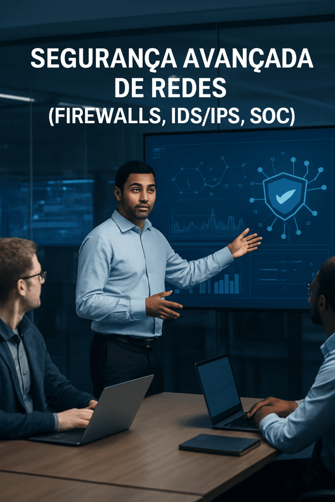Segurança avançada de redes com firewall IDS IPS e operação SOC em ambiente profissional realista