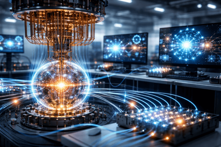 Computação quântica aplicada em redes avançadas com infraestrutura de laboratório quântico e interconexões de alta precisão