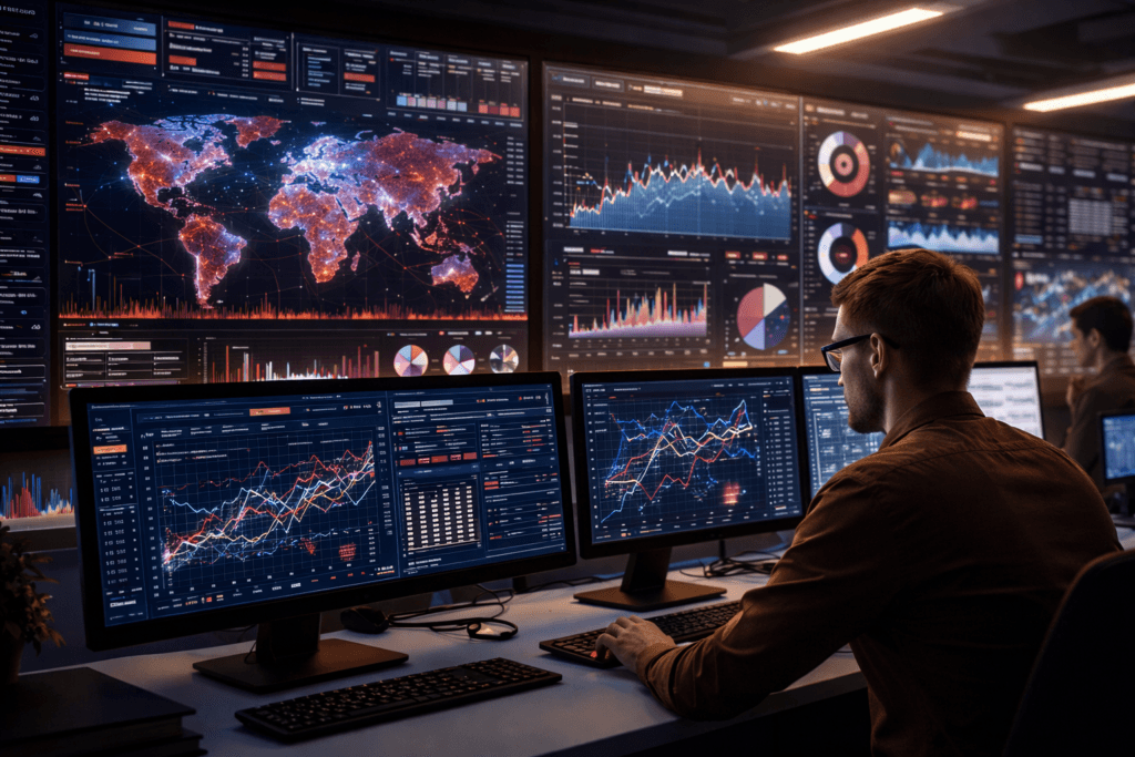 Análise de dados de infraestrutura de redes com Big Data e visualização avançada em ambiente corporativo de TI