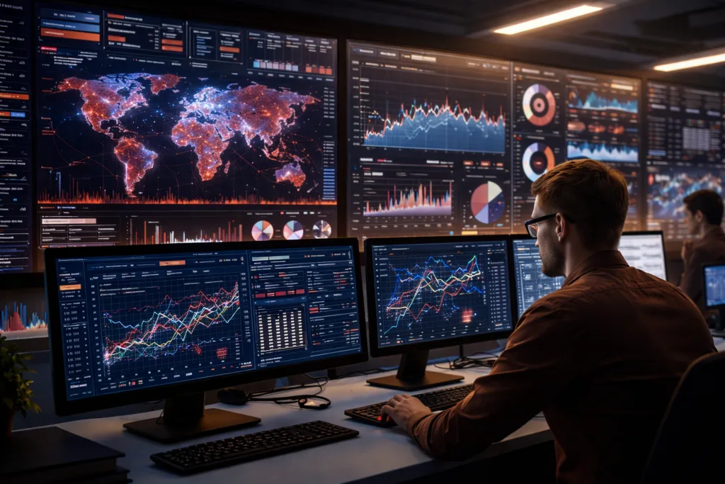 Análise de dados de infraestrutura de redes com Big Data e visualização avançada em ambiente corporativo de TI