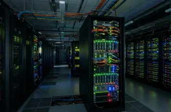 Servidores de alta performance em centro de dados para desenvolvimento back-end e APIs modernas de sistemas críticos.