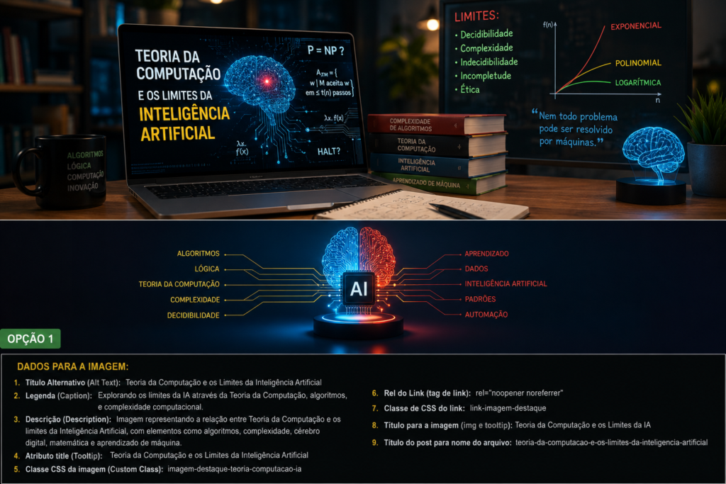 Teoria da Computação e os Limites da Inteligência Artificial: entendendo o que as máquinas podem e não podem fazer